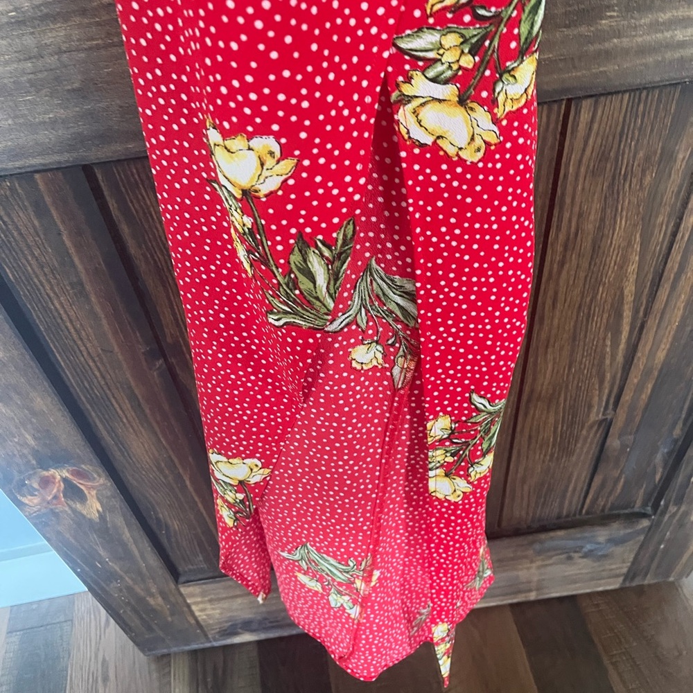 Socialite Floral polka dot jumpsuit - Size L - Picture 9 of 10